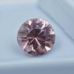 Natural Padparadscha 6.20 CT Round Shape Ceylon Sapphire Loose Untreated Natural Certified Gemstone