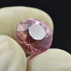 Natural Padparadscha 6.20 CT Round Shape Ceylon Sapphire Loose Untreated Natural Certified Gemstone