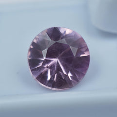 6.50 Ct Extremely Natural Pink Sapphire Round Cut Certified Loose Gemstone Pink Sapphire