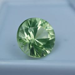 Bluish Green Montana Sapphire 4.85 Ct Round Cut Natural Certified Loose Bluish Green Sapphire Gemstone