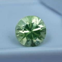 Bluish Green Montana Sapphire 4.85 Ct Round Cut Natural Certified Loose Bluish Green Sapphire Gemstone