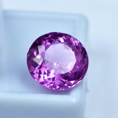 Most Amazing Pink Sapphire 8.15 Carat Natural Flawless Ceylon Sapphire Pink Certified Round Shape Loose Gemstone Pendant Making Sapphire Gemstone