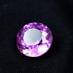 Most Amazing Pink Sapphire 8.15 Carat Natural Flawless Ceylon Sapphire Pink Certified Round Shape Loose Gemstone Pendant Making Sapphire Gemstone