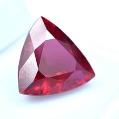 Ring Size Stone !! Trillion Cut 10.20 Carat Natural CERTIFIED Pigeon Blood Red Ruby Loose Gemstone Pigeon Red Ruby Loose Gemstone