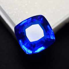 8.60 Ct Sapphire Gem Stone Natural Blue Square Cushion Shape CERTIFIED Sapphire Amazing Loose Gemstones