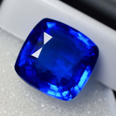 8.60 Ct Sapphire Gem Stone Natural Blue Square Cushion Shape CERTIFIED Sapphire Amazing Loose Gemstones