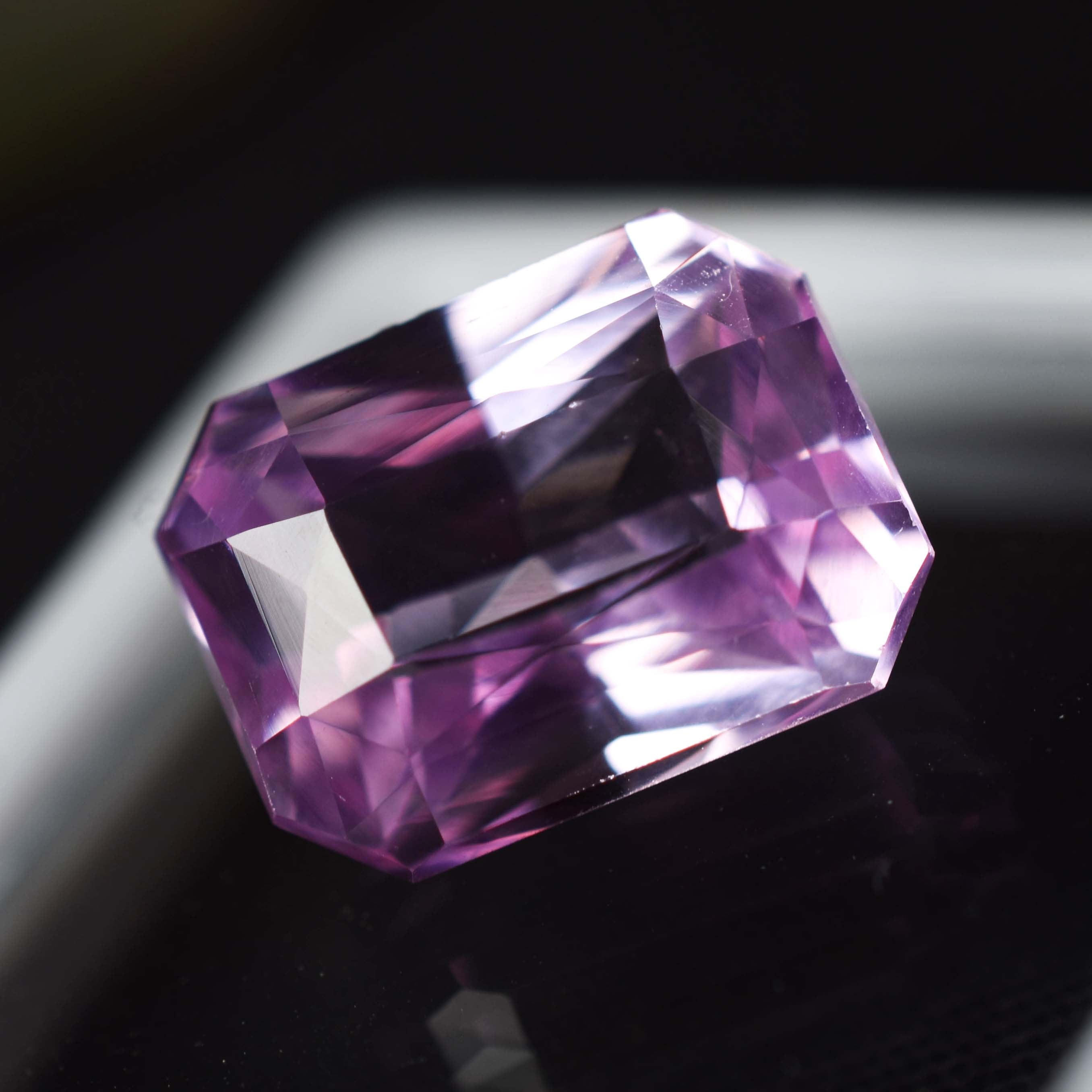 Sapphire Pink 9.80 Ct Natural Flawless Pink Sapphire Stunning Quality Emerald Cut CERTIFIED Loose Gemstone
