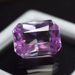 Sapphire Pink 9.80 Ct Natural Flawless Pink Sapphire Stunning Quality Emerald Cut CERTIFIED Loose Gemstone