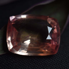 Padparadscha Gem 10.40 Ct Natural SAPPHIRE Padparadscha CUSHION Shape Loose Gemstone CERTIFIED