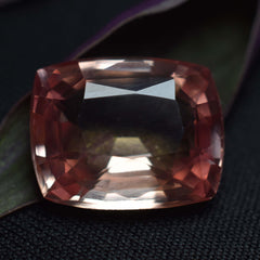 Padparadscha Gem 10.40 Ct Natural SAPPHIRE Padparadscha CUSHION Shape Loose Gemstone CERTIFIED