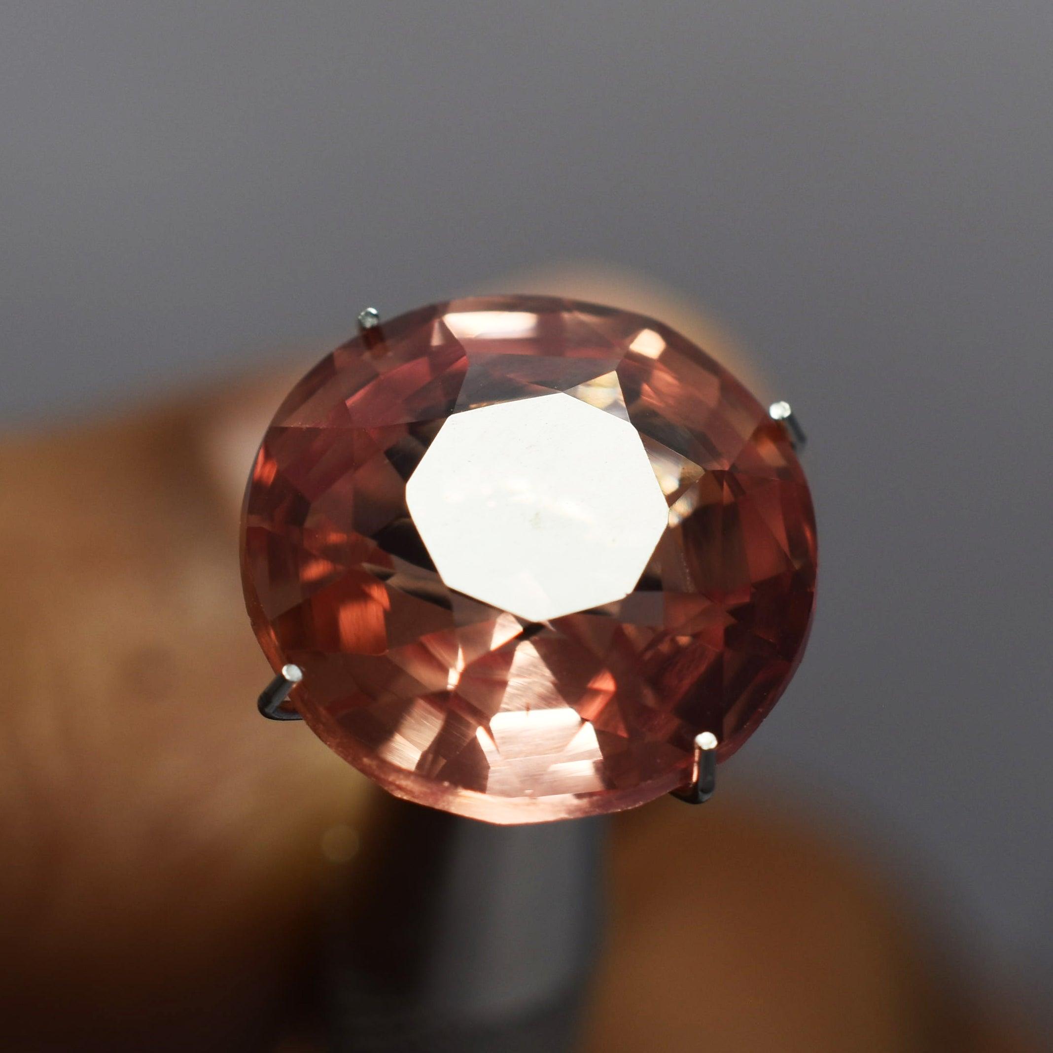 Natural Padparadscha Sapphire 10.01 Ct Excellent Round Shape Beautiful Sapphire Loose Gemstone CERTIFIED Natural Padparadscha