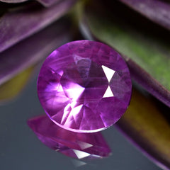 Natural Pink Sapphire 8.75 Ct Natural Pink Precious Round Cut Loose Gemstone CERTIFIED Stunning Quality Sapphire