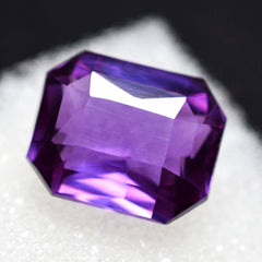 Tanzanite Purple Gemstones 9.30 Ct Emerald Cut Extremely Rare Natural Purple Tanzanite CERTIFIED Loose Gemstone