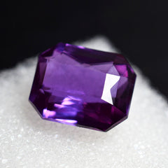 Tanzanite Purple Gemstones 9.30 Ct Emerald Cut Extremely Rare Natural Purple Tanzanite CERTIFIED Loose Gemstone