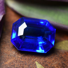 Natural Blue Tanzanite 8.95 Ct Flawless Emerald Cut Loose Gemstone Certified Stunning Quality Blue Tanzanite