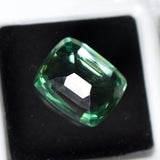 Sapphire Stunning Quality Natural CUSHION Cut 8.55 Ct CERTIFIED Loose Gemstone Bluish Green