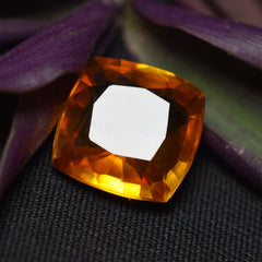 Mind Blowing Sapphire 7.15 Carat Natural Orange Sapphire Square Cushion Shape Natural Certified Rare Loose Gemstone From Sri Lanka Sapphire Engagement Rings