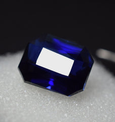 Stunning Blue Tanzanite	8.20 Ct NATURAL Tanzanite Blue Emerald Cut Loose Gemstone Best CERTIFIED