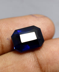 Stunning Blue Tanzanite	8.20 Ct NATURAL Tanzanite Blue Emerald Cut Loose Gemstone Best CERTIFIED