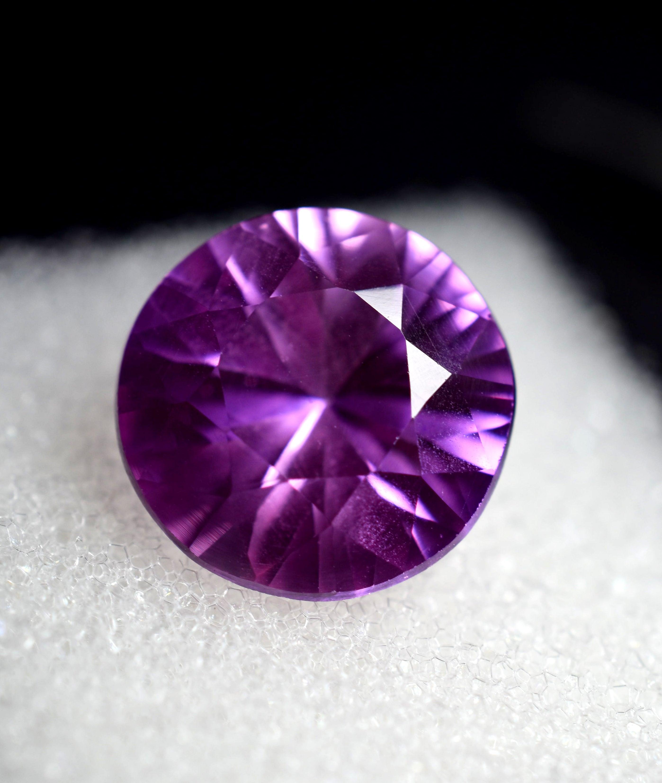 Pink Sapphire 5.85 Ct NATURAL Rare Round Cut CERTIFIED Loose Gemstone Beautiful Pink Sapphire