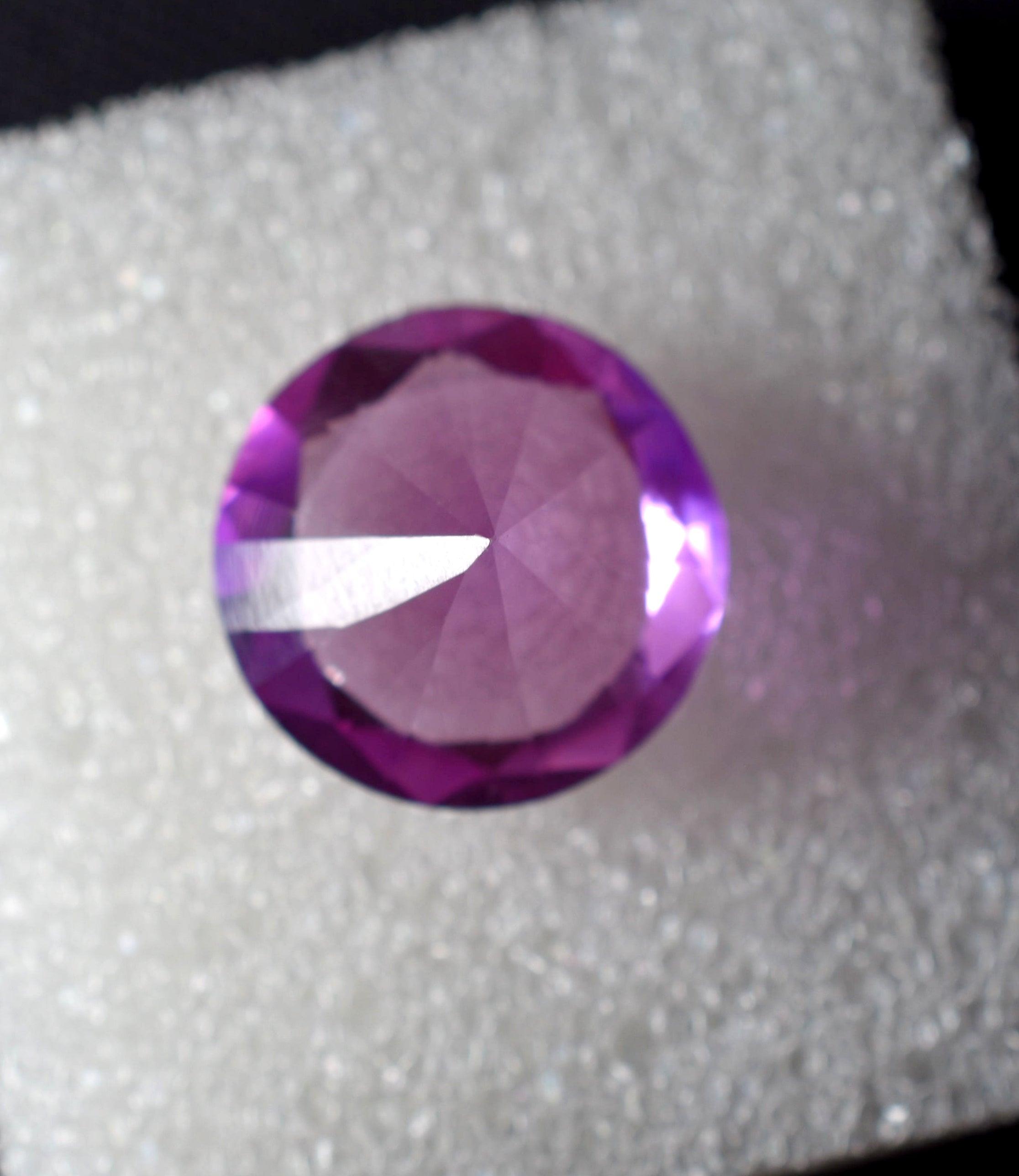 Pink Sapphire 5.85 Ct NATURAL Rare Round Cut CERTIFIED Loose Gemstone Beautiful Pink Sapphire