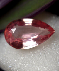 Natural Padparadscha Flawless Pear Cut 10.45 Ct CERTIFIED Loose Gemstone Stunning Quality Padparadscha Sapphire