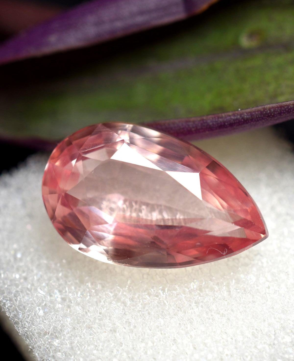 Natural Padparadscha Flawless Pear Cut 10.45 Ct CERTIFIED Loose Gemstone Stunning Quality Padparadscha Sapphire