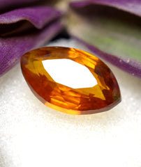 Sapphire Flawless Ceylon 8.20 Ct NATURAL Marquise Cut CERTIFIED Gemstone Beautiful Orange SAPPHIRE