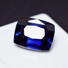 Tanzanite Blue	10.05 Ct AAA+ NATURAL Blue Tanzanite CUSHION CUT Loose Gemstone CERTIFIED