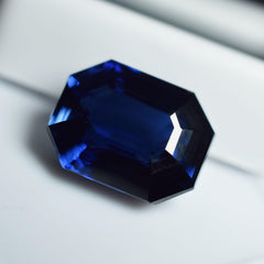 Tanzania Gemstone Certified Blue Tanzanite Jewelry Making Stone Best For Engagement Ring 9.25 Carat Emerald Shape Natural Blue Tanzanite Rare Loose Gemstone