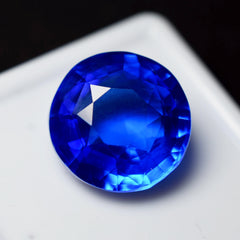 Blue Sapphire Stone Genuine A+ Quality 9.35 Ct Authentic Blue Sapphire CERTIFIED Loose Gemstone Rare Round Shape