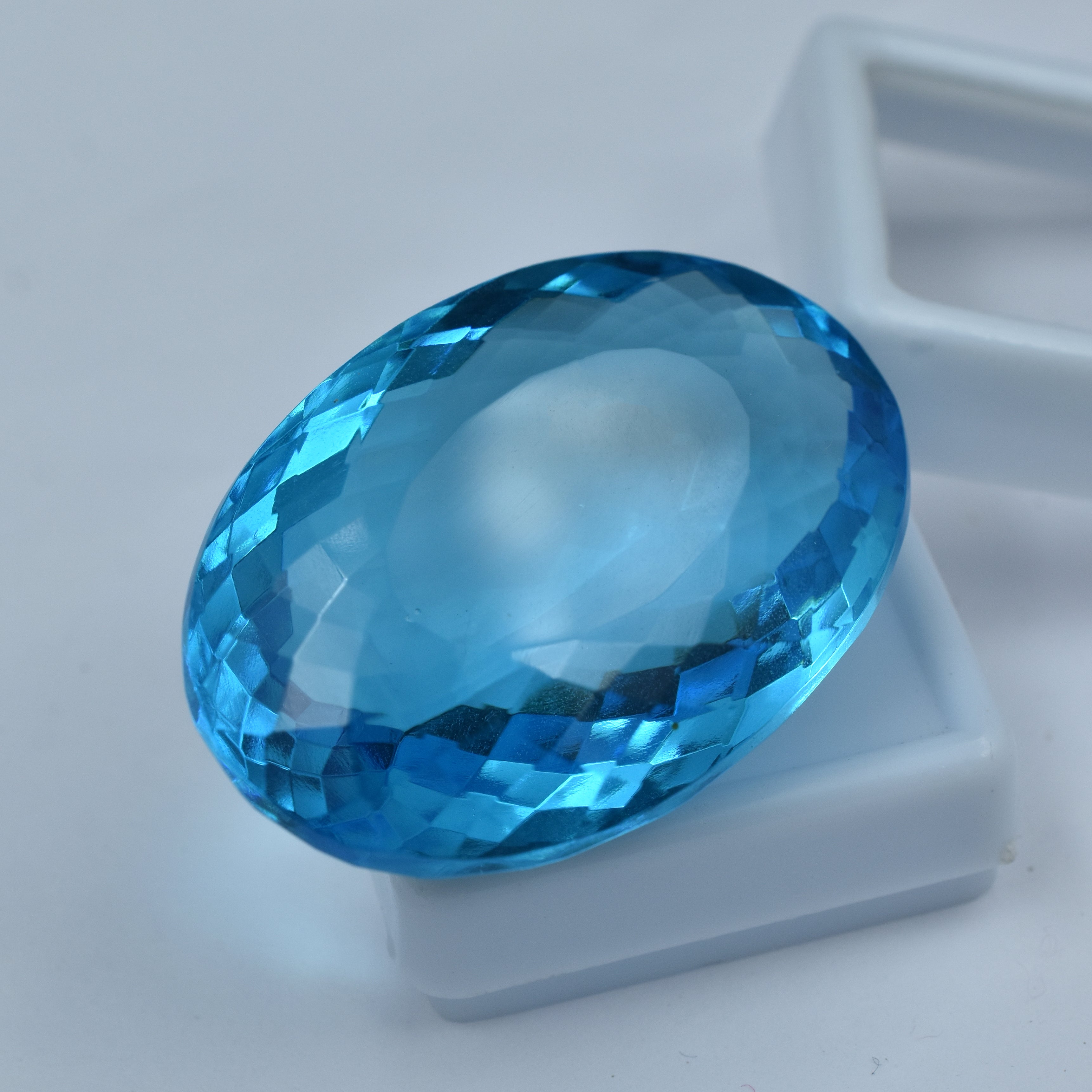 AAA Quality, Gemstone For Jewelry Natural 14.12 Ct Oval cut Blue Aquamarine Certified Natural Loose Gemstone | Free Delivery & Inclusive Gift