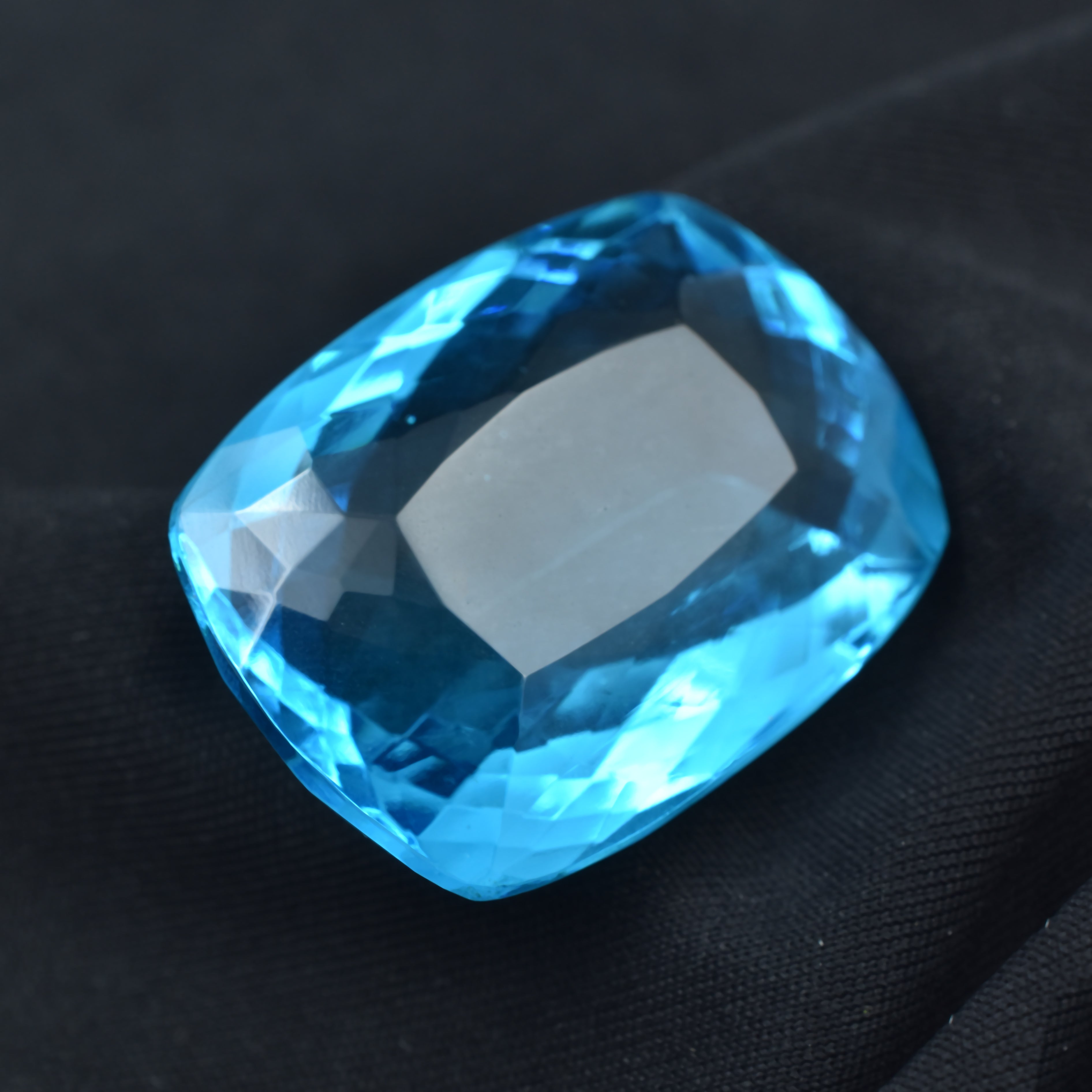 "ON SALE " Blue Natural Aquamarine Certified 14.25 Ct Cushion Cut Loose Gemstone Best For Pendant Making Gem | Best Offer | Free Delivery With Special Free Gift