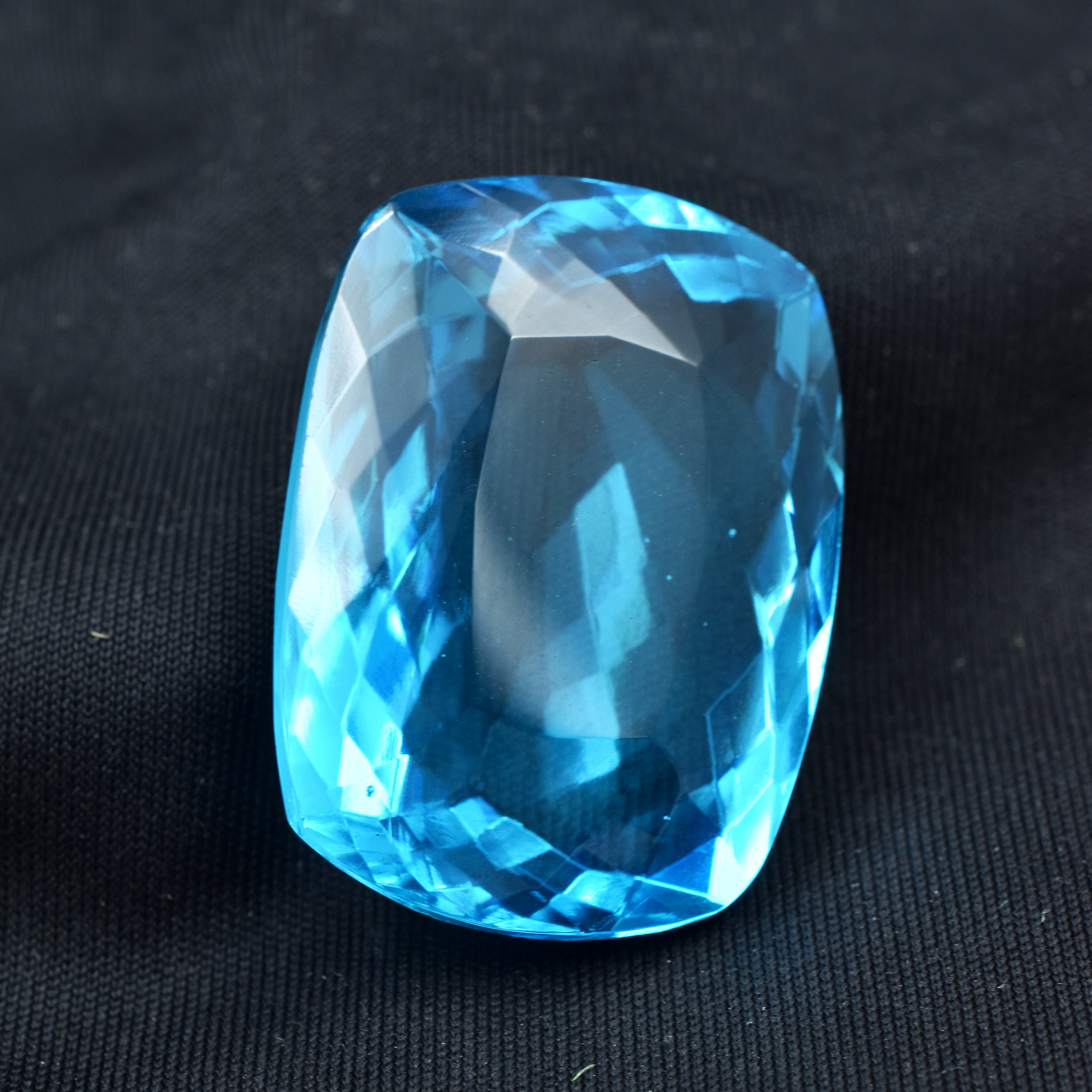 "ON SALE " Blue Natural Aquamarine Certified 14.25 Ct Cushion Cut Loose Gemstone Best For Pendant Making Gem | Best Offer | Free Delivery With Special Free Gift