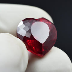 Red Ruby Natural 9.70 Carat Heart Shape Red Ruby Certified Loose Gemstones Best For Engagement Rings