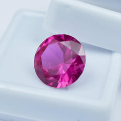 Amazing Pink Ruby 6.80 Carat Round Shape Natural Certified Loose Gemstone Best Ruby Gems Ring Size Ruby Stone