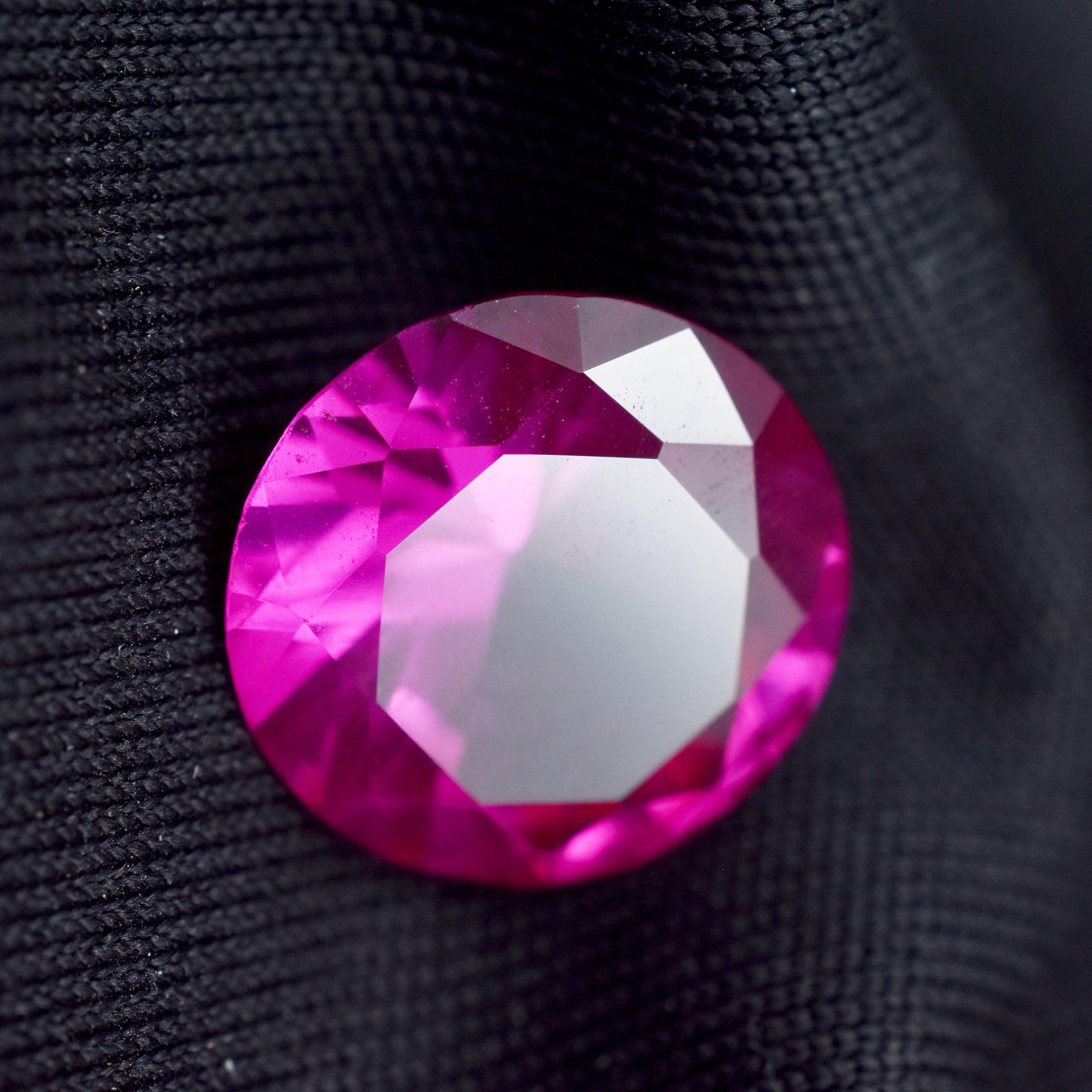 Amazing Pink Ruby 6.80 Carat Round Shape Natural Certified Loose Gemstone Best Ruby Gems Ring Size Ruby Stone