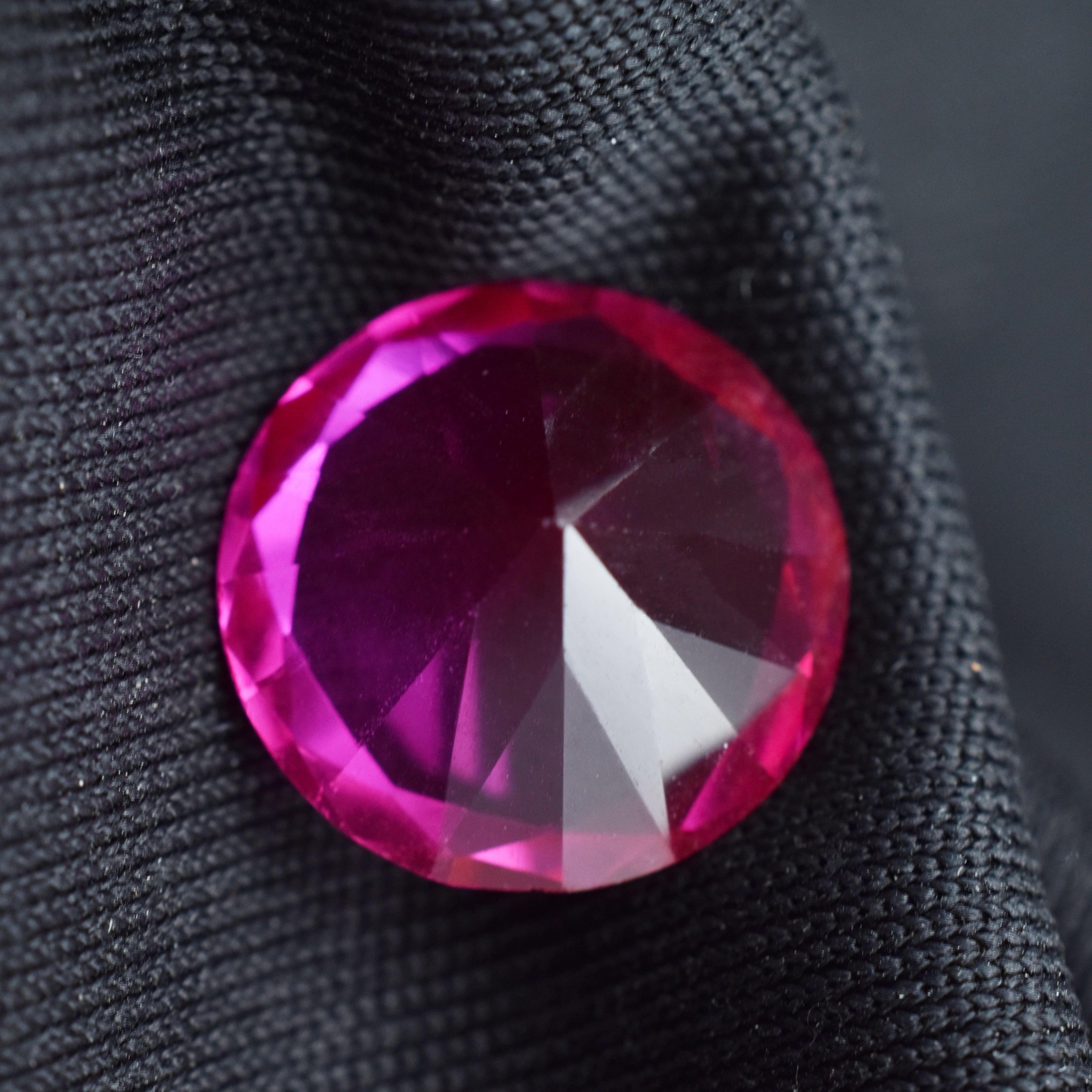 Amazing Pink Ruby 6.80 Carat Round Shape Natural Certified Loose Gemstone Best Ruby Gems Ring Size Ruby Stone