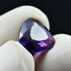 Purple Tanzanite 7.60 Carat Trillion Shape Certified Natural Purple Tanzanite Loose High Quality Gemstone Best For Protection