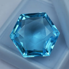 Biggest Sale !! Natural Sea Blue Aquamarine 12.23 Carat Loose Gemstone, Octagon Shape Sky Blue Faceted Loose Gemstone, for Jewelry Making Excellent For Making Jewelry