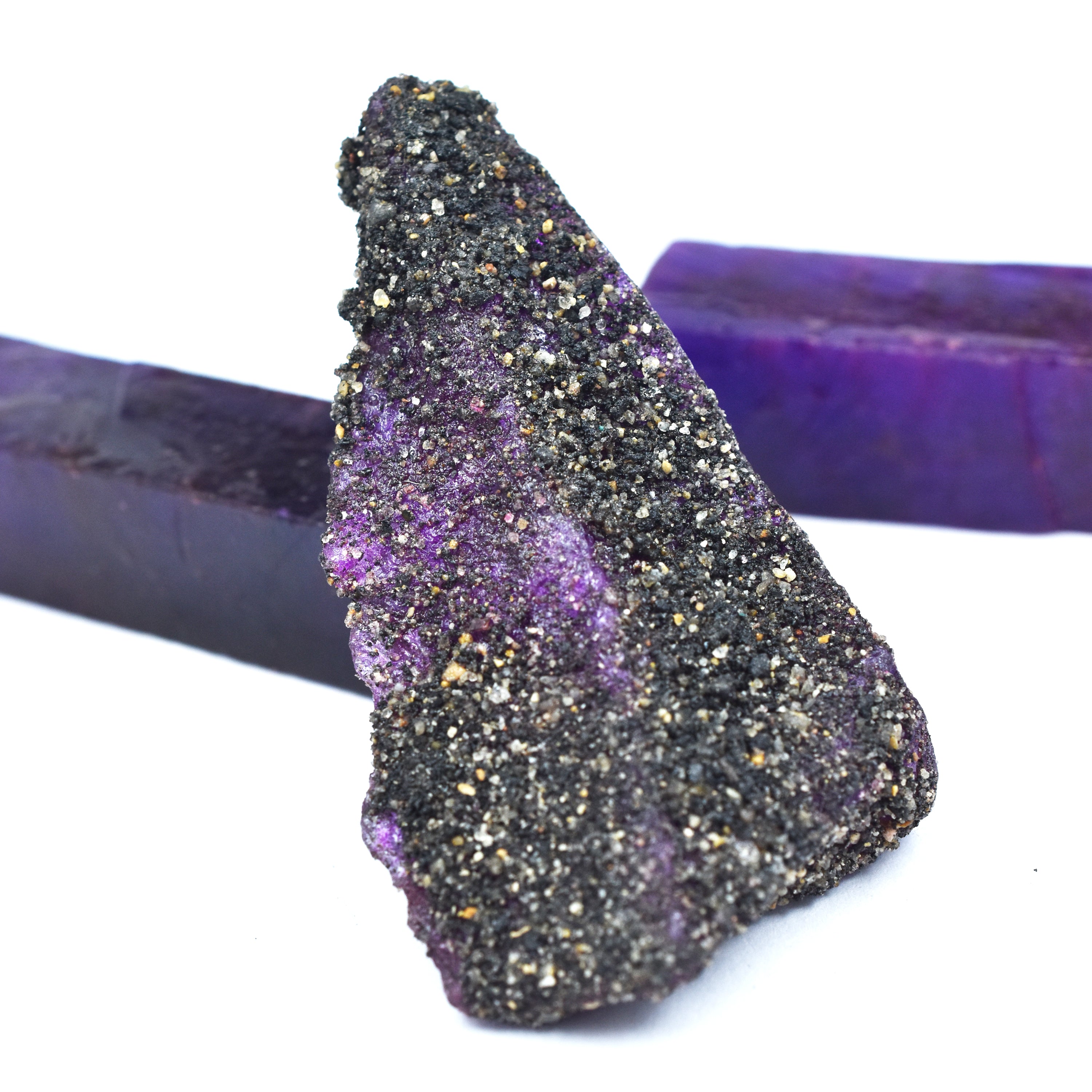 Purple Sapphire Uncut Row Rough !! 350 Ct Natural Fantastic Earth Mined Uncut Shape Healing Gems Rough From Africa Winter Sale Offer ! Free Shipping Free Gift