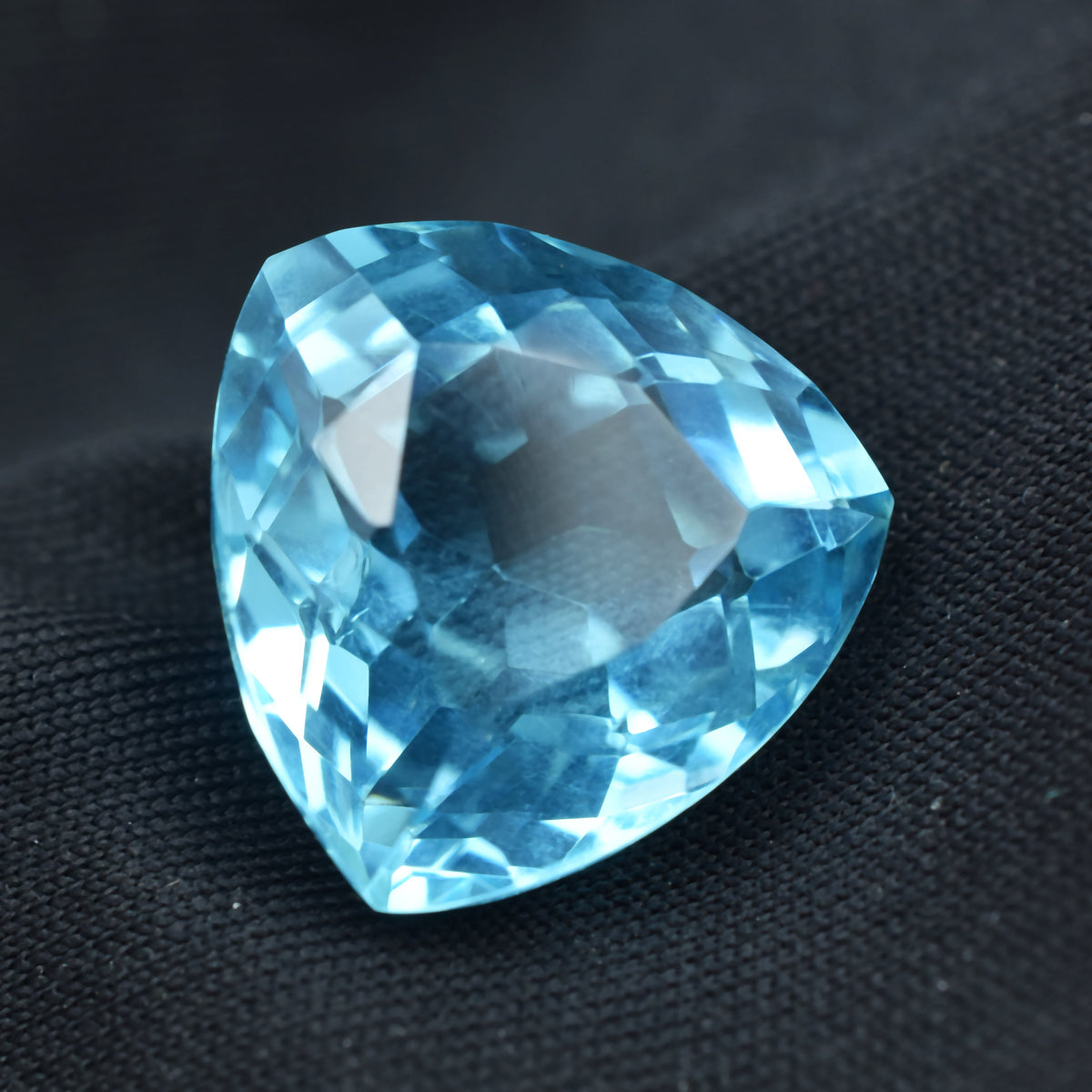 Hurry Up For Excellent Offer !! 12.99 Ct Trillion Cut Certified Natural Loose Gemstone Blue Aquamarine Gem |  Best For Calming and Soothing & Spiritual Growth