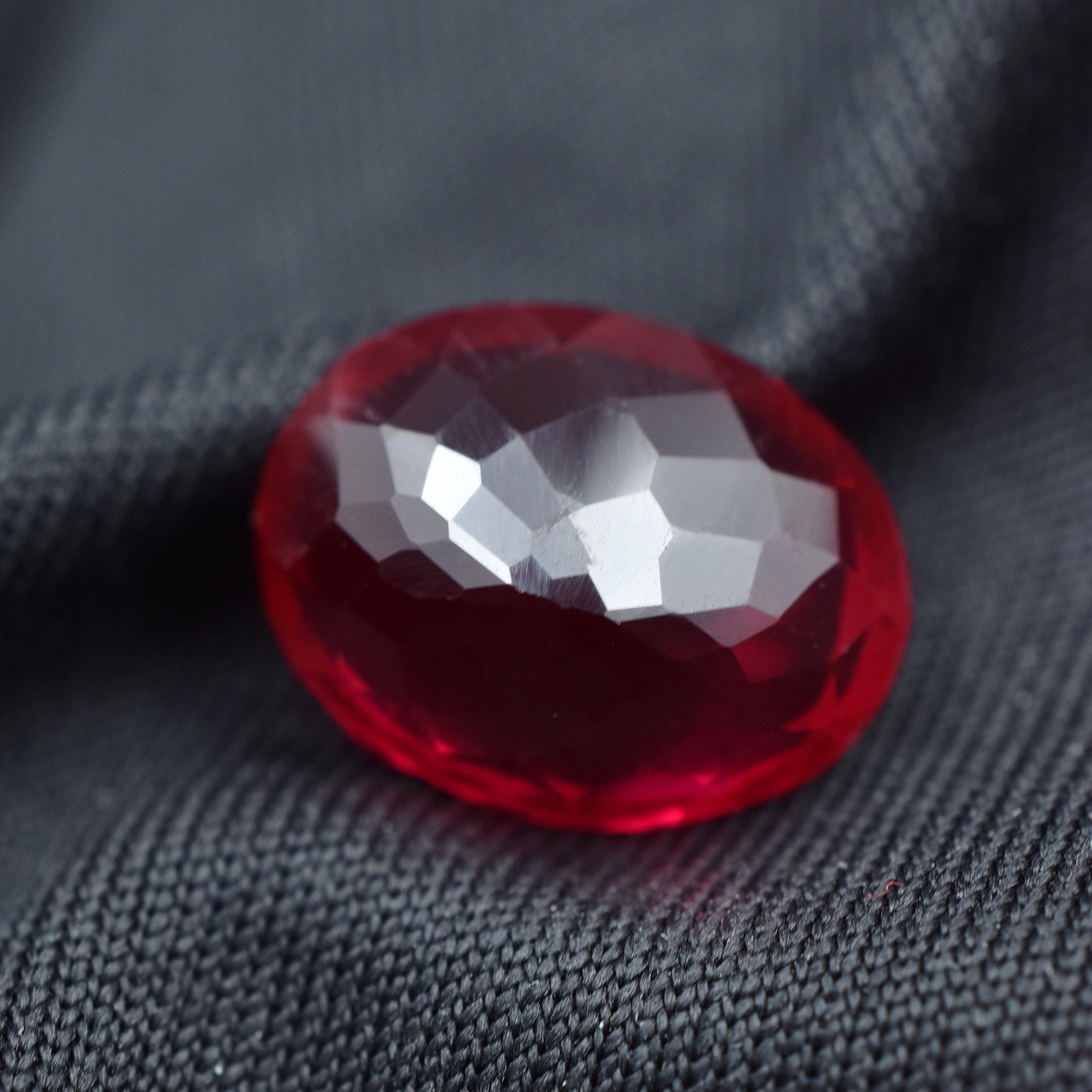 Rubies Red Natural 7.50 Carat Oval Shape Red Ruby Natural Certified Loose Gemstones Jewelry Making Stone Red Ruby Best For Good Luck