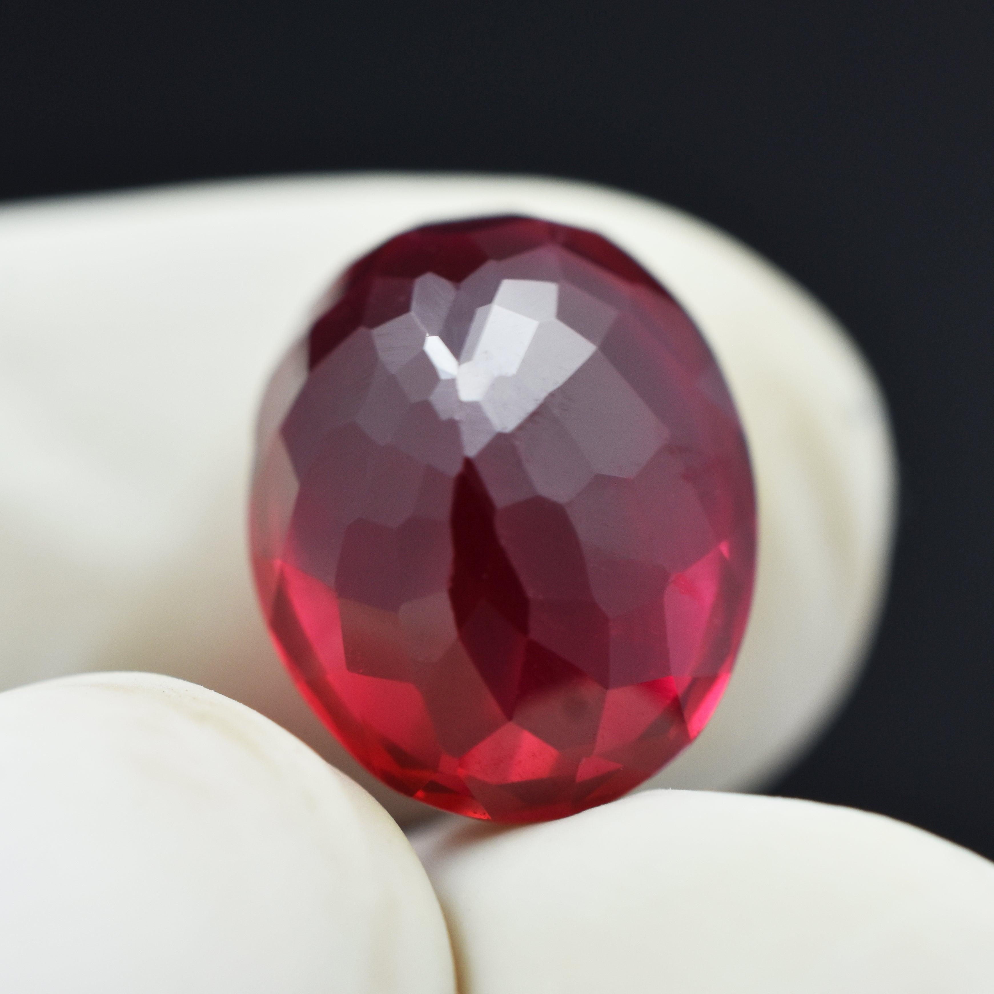 Rubies Red Natural 7.50 Carat Oval Shape Red Ruby Natural Certified Loose Gemstones Jewelry Making Stone Red Ruby Best For Good Luck