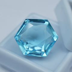 Best For Protection Aquamarine !! Fancy Shaped 12.88 Ct Blue Aquamarine Natural Certified Loose Gemstone | Fantastic Gift for Her