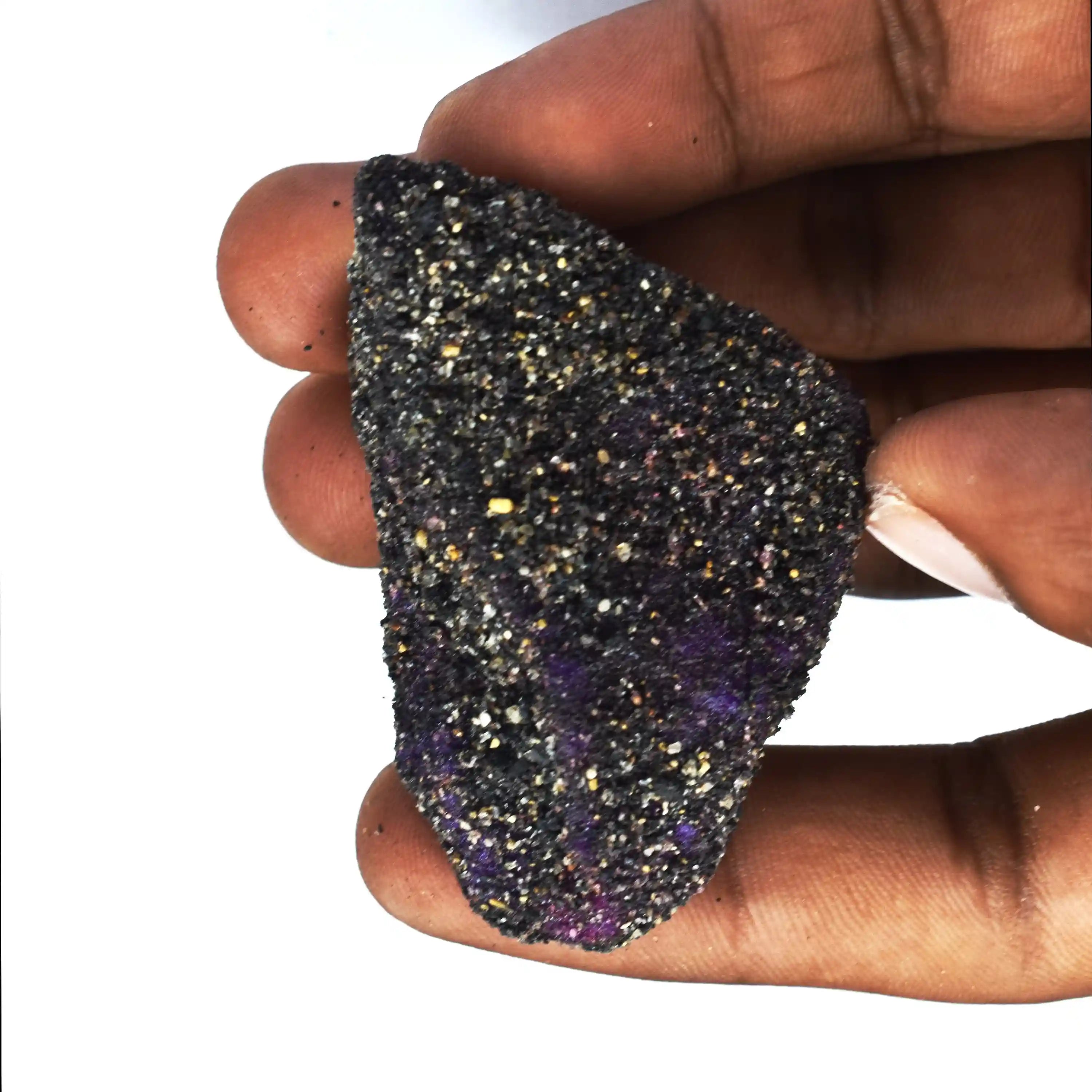raw purple sapphire