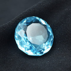 Limited Offer !! Natural Aquamarine Gemstone Round Shape Gemstone 13.45 Cts Aquamarine Faceted Gemstone AAA+ Quality Aquamarine Loose Gemstone 13x13x11mm