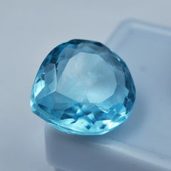 12.45 Ct Natural Aquamarine CERTIFIED Pear Shape Ocean Blue Loose Gemstones Pear Shape Faceted Loose Gemstone ,Natural Aquamarine ,Lose Pear For Jewelry Making , Precious Stone for Jewelry Making