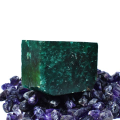 Certified Raw Emerald Natural 600 Carat Approx Uncut Green Raw Rough Earth Mined Raw Green Emerald Rough Gemstone For Ring | Free Delivery | Best Offer