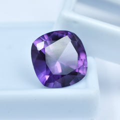 Extremely Rare Square Cushion Cut Purple Gem 8.95 Ct Color Change Sapphire Natural Certified Loose Gemstone , Best For Compatibility with Various Metals & Protection | Sapphire Rings | FREE Delivery FREE Gift